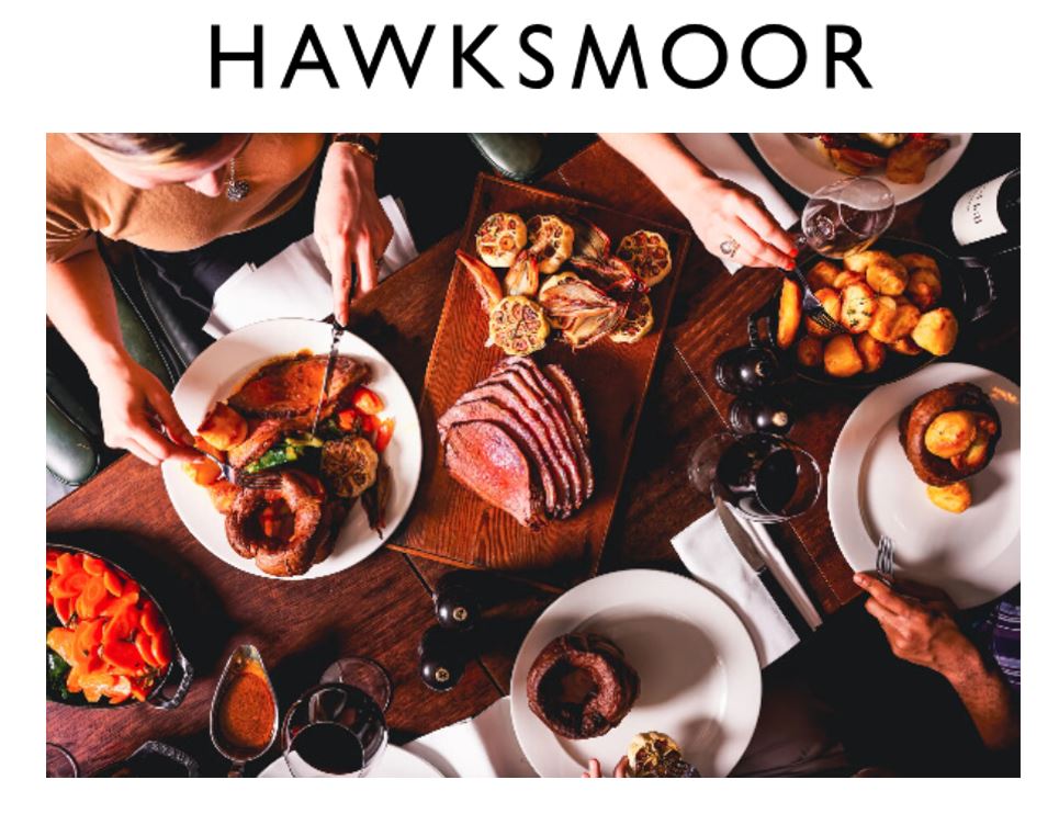£150 Hawksmoor Meal Voucher