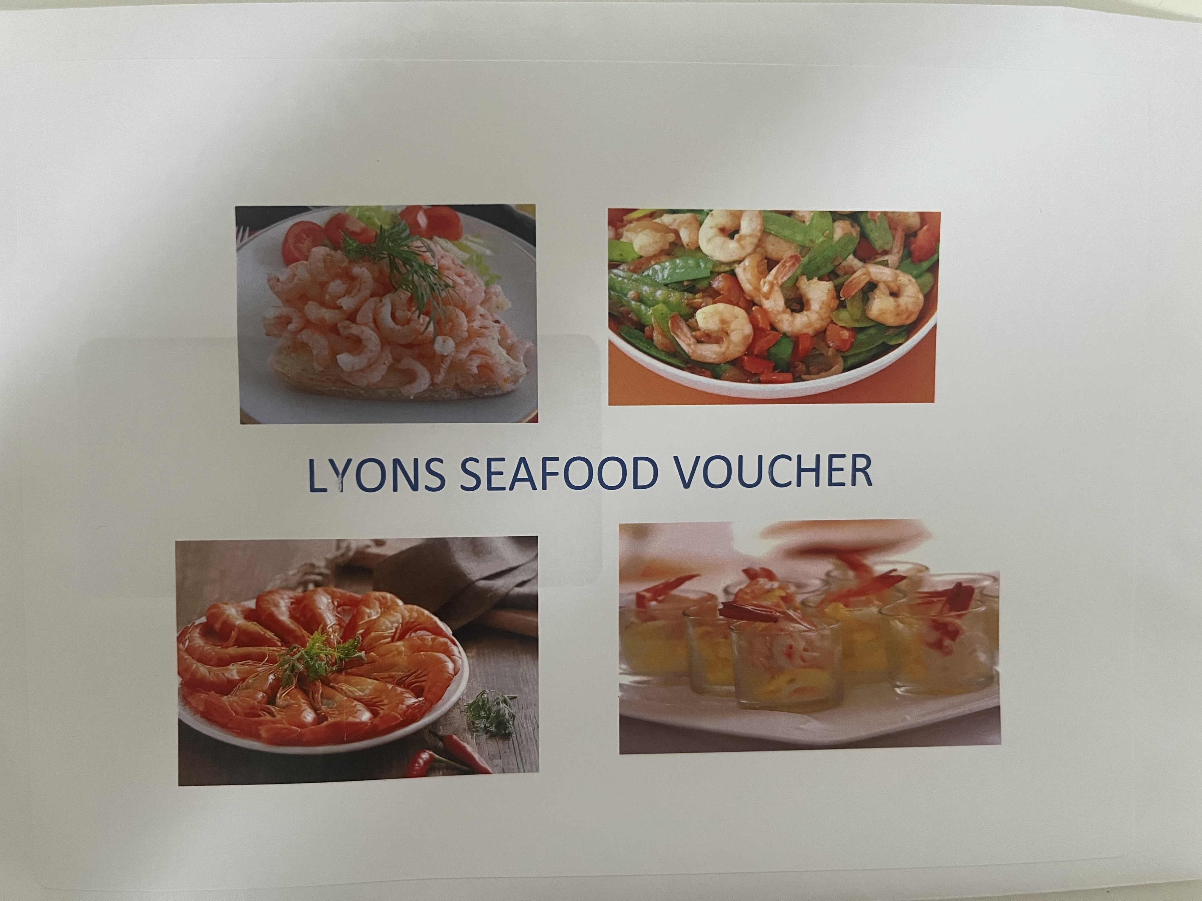 Lyons Seafood Voucher
